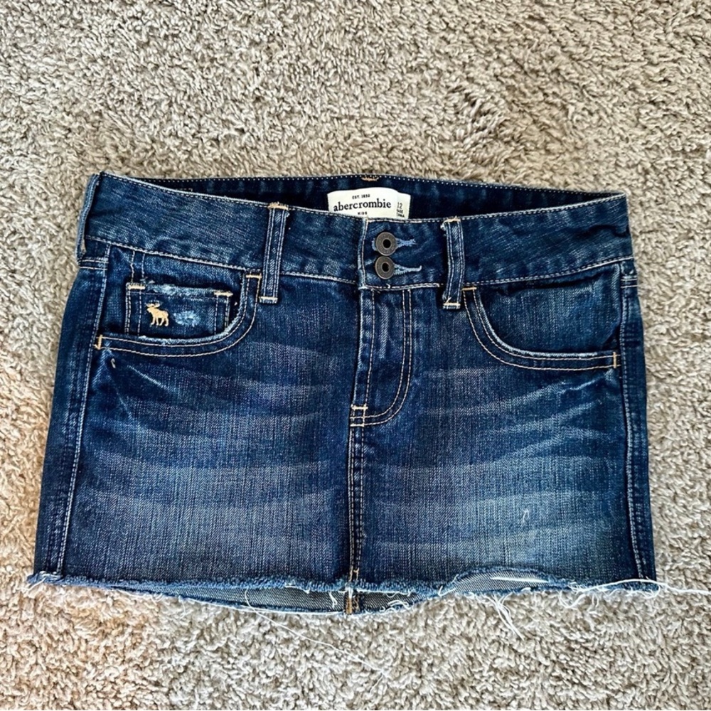 Girls Abercrombie Kids denim skirt